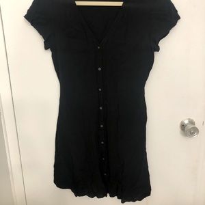 Short sleeve button down dress